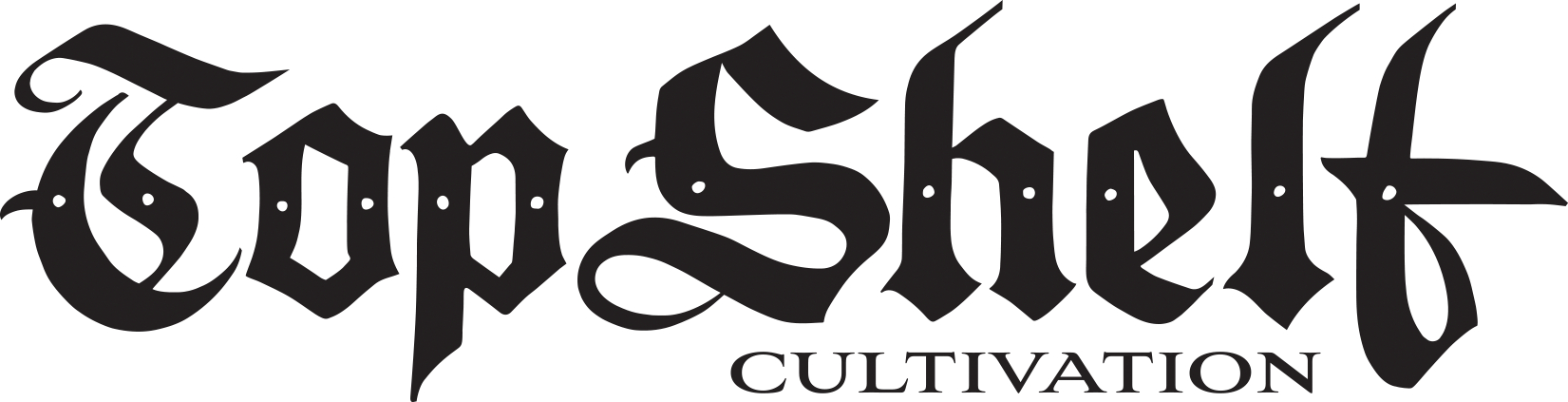 Top Shelf Cultivation black logo